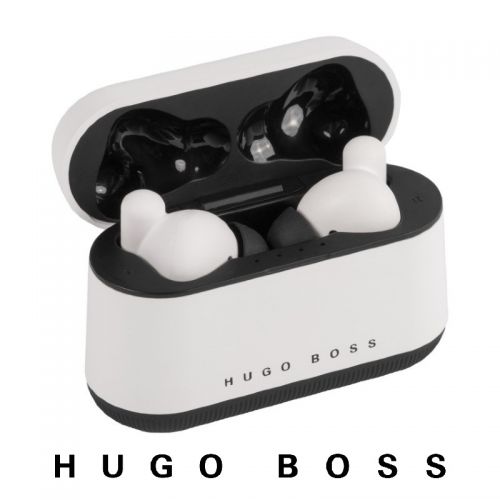 HUGO BOSS Earbuds_white