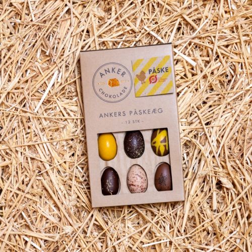 Anker Chokolade Økologisk Påskeæg - 12 stk.