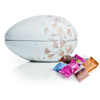 Påskeæg_Metal_Pink flower_Anthon Berg Mix