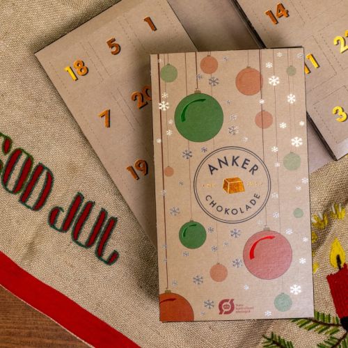 Økologisk Anker Chokolade JULEKALENDER 2025