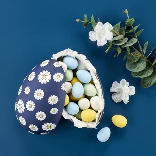 Påskeæg - Stort metal Påskeæg - ROYAL DAISY