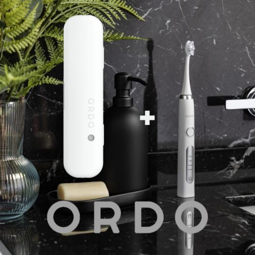 Ordo Sonic+ Toothbrush & Charging Travel Case_Snow