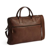 Markberg VINCENT 14" LABTOP BAG - cognac