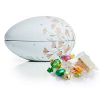 Påskeæg_Metal_Pink flower_Påskeblanding