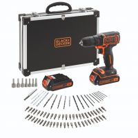 Slagboremaskine 18V med 2 BATTERIER & case