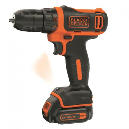 10.8V Lithium-Ion boremaskine Black n´ Decker