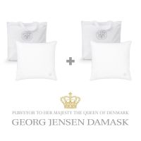 Georg Jensen Damask 2 stk. Patenteret Fiberpude