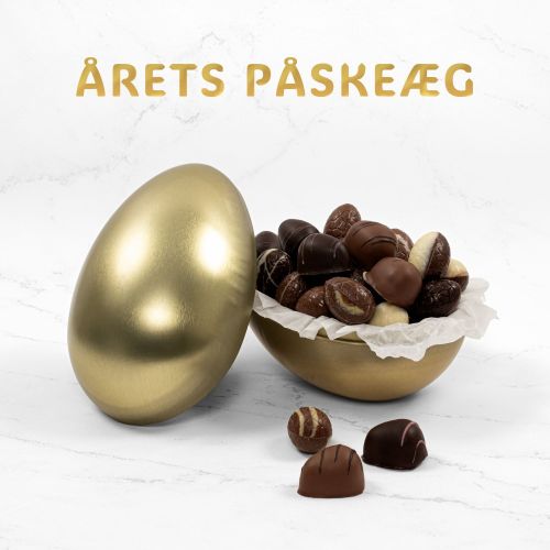 Årets PÅSKEÆG - med marcipanæg og luksus chokoladepåskeæg.