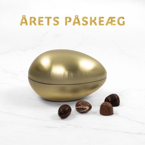 Årets PÅSKEÆG - med 135g marcipanæg og luksus chokoladepåskeæg.