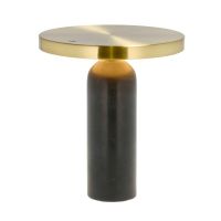 Villa Collection Bordlampe messing & sort marmor