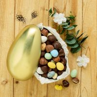 The Egg Guld_ B: 900g Mixede Påskeæg