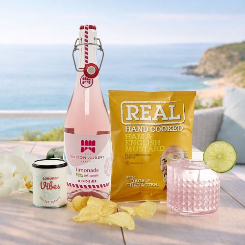 Limonade & Snacks - hindbær