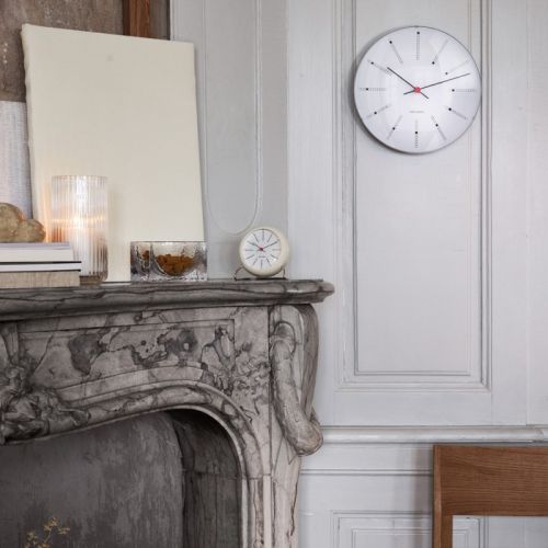 Arne Jacobsen Vægur - Bankers Clock Ø16 cm. Miljø