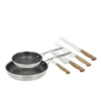 Morsø Hybrid stegepander & knive 4 dele, Foresta