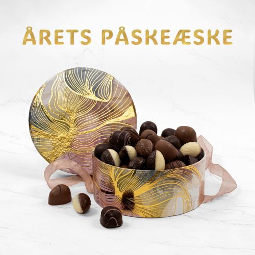 Årets PÅSKEÆSKE - Marcipan- og chokoladepåskeæg