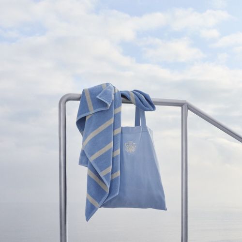 Georg Jensen Damask SEA Badelagen & Totebag - Cerulean