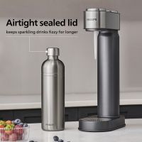 Philips Soda Maker Metallic inkl. 1L flaske