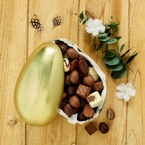 The Egg Mega_guld_900g luxchokolade og luxæg_miljø