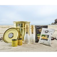 Bucket list - Sparkling - Guld metalspand m/bluetooth højtaler