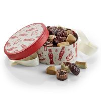 Rund Hatteæske -  Luksus chokolade 500g_motiv: Garder 2060-2412