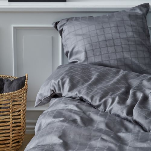 Södahl Clear sengetøj - damaskvævet 100% bomuld. Grey
