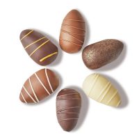 Enkelt indpakkede marcipan påskeæg_assorterede smagsvarianter 13g