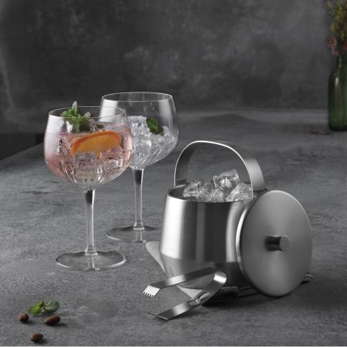 LUIGI BORMIOLI Mixology Gavesæt - 2 stk. GT Glas & Isspand