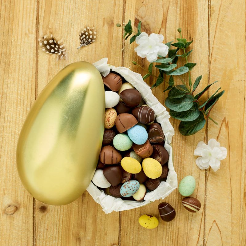 The Egg Guld_ B: 900g Mixede Påskeæg
