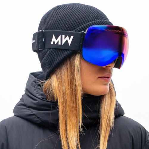 MESSYWEEKEND - CLEAR XEP Skibrille - Black Blue fotokromisk