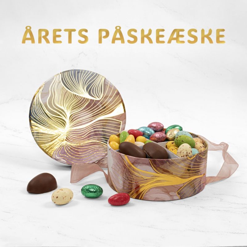 Årets PÅSKE FAMILIEÆSKE -Ass. Marcipanæg, Pralinéæg, Fugleæg og Gourmetæg