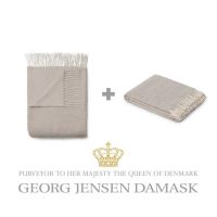 Georg Jensen Damask 2 stk. UNION plaid - MAX HYGGE!