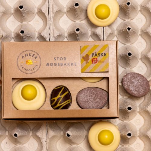 Økologisk Anker Chokolade Æggebakke - STOR