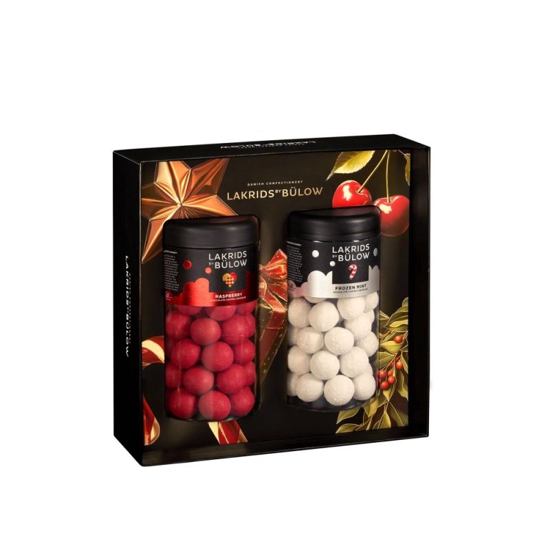 Lakrids by Bülow -BLACK BOX REGULAR Crispy Raspberry / REGULAR Frozen Mint