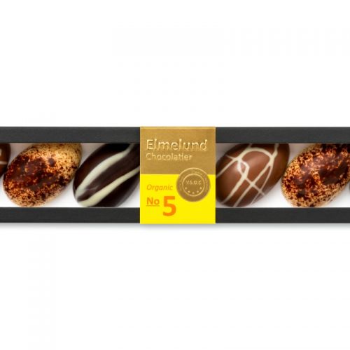 Økoladen & Elmelund - 6 stk. Fyldte Chokoladepåskeæg