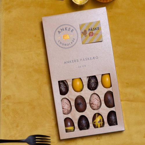 Økologiske Anker Chokolade Påskeæg - 24 stk.