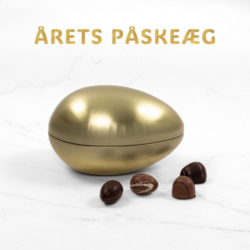 Årets PÅSKEÆG - med 135g marcipanæg og luksus chokoladepåskeæg.