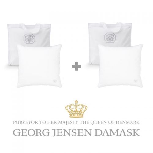 Georg Jensen Damask 2 stk. Patenteret Fiberpude