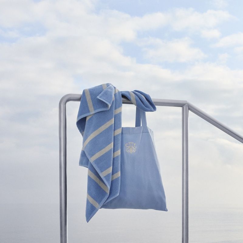 Georg Jensen Damask SEA Badelagen & Totebag - Cerulean