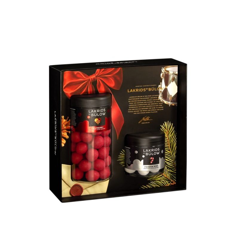 Lakrids by Bülow - BALCK BOX REGULAR Crispy Raspberry / SMALL Frozen Mint