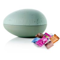 Påskeæg_metal_green splash_Anthon Berg Mix