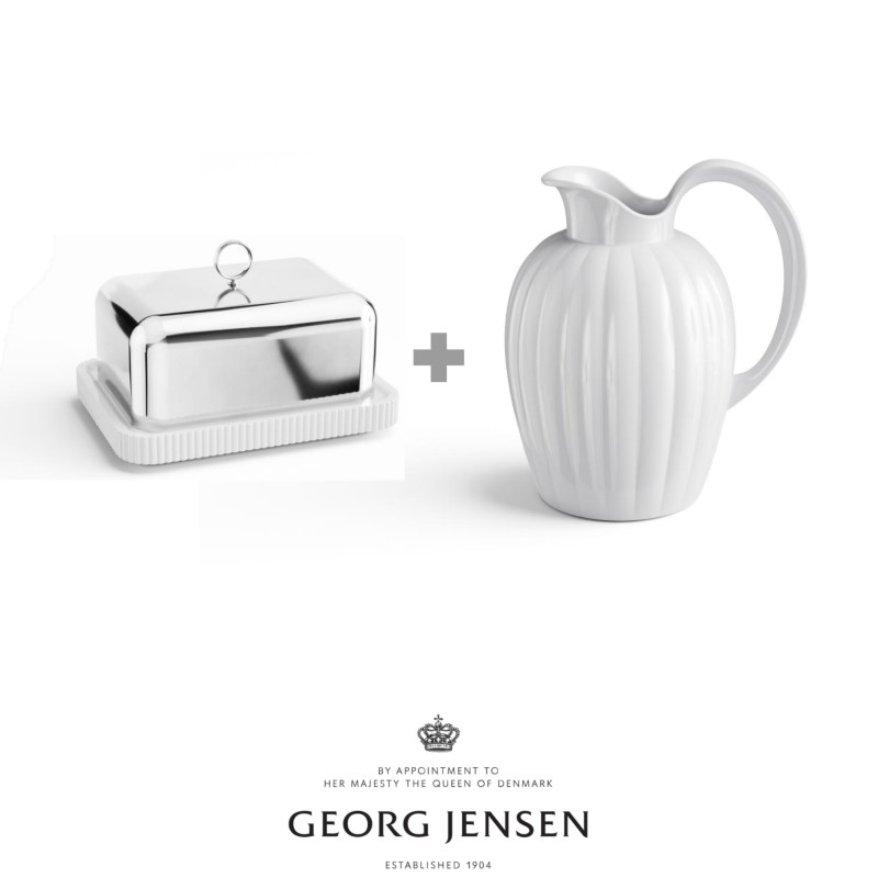 Georg Jensen Bernadotte PITCHER & SMØRBOKS