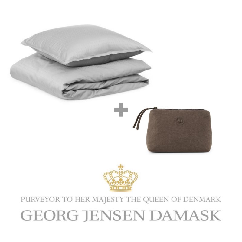 Georg Jensen Damask SKY SENGETØJ & All Toilettaske