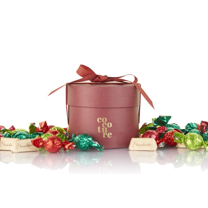 Cocoture Hatteæske med 250g. chokolade_rød beskåret