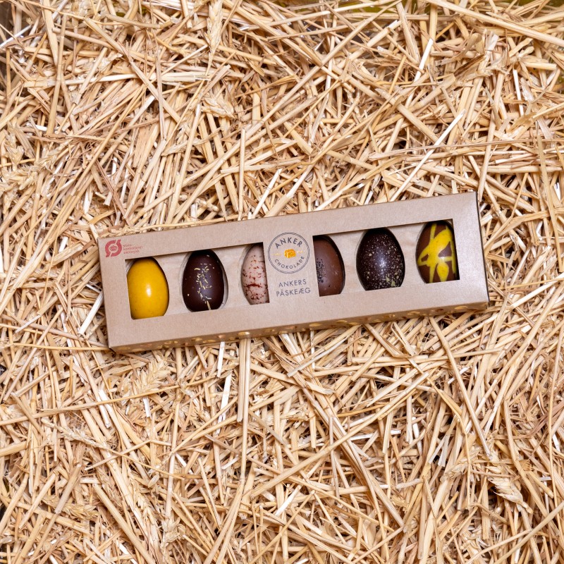 Økologiske Anker Chokolade Påskeæg - 6 stk.