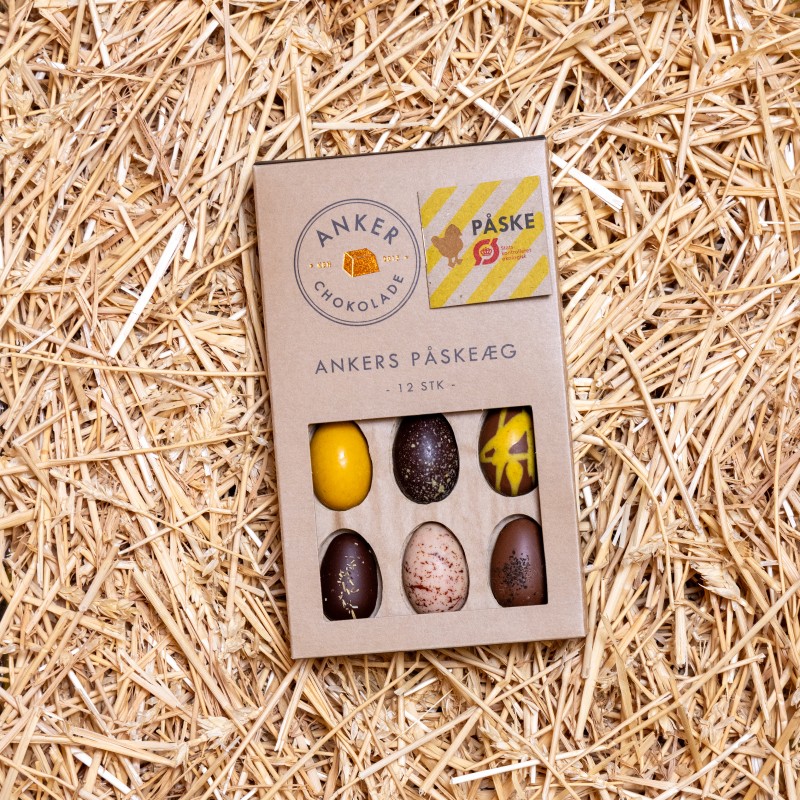 Anker Chokolade Økologisk Påskeæg - 12 stk.