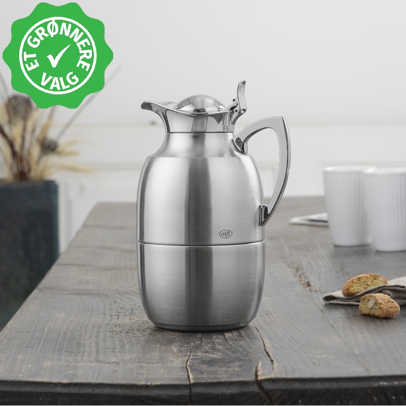 Alfi Juwel termokande - designklassiker - 1 liter - blank stål
