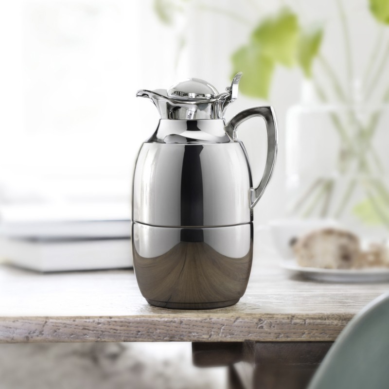 Alfi Juwel termokande - designklassiker - 1 liter - blank stål
