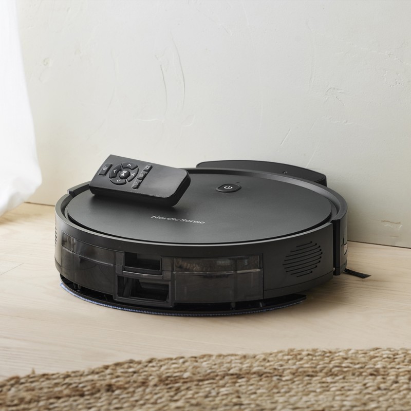 Nordic Sense Robotstøvsuger Sort