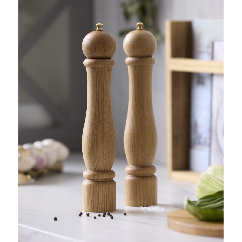 Pillivuyt Gourmet Kværnesæt 30 cm i FSC certificeret eg, Douron