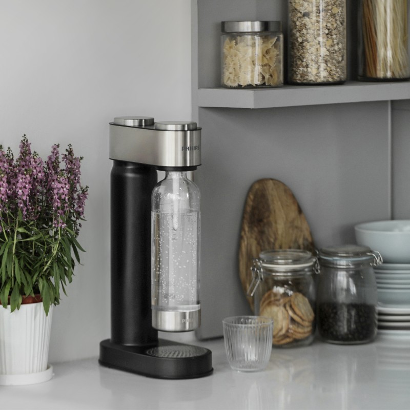 Philips Soda Maker Viva og 1L PET-flaske